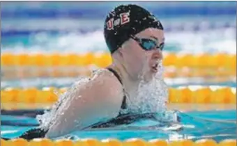  ?? ?? Western Isles swimmer Kara Hanlon is in line for a place at next year’s Commonweal­th Games.