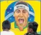  ?? REUTERS ?? A Neymar mural.