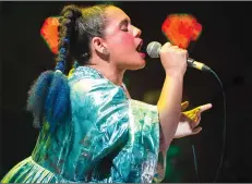  ?? THE CANADIAN PRESS/CHRIS DONOVAN ?? The Halifax Pop Explosion music festival is apologizin­g for the actions of a volunteer who interrupte­d a performanc­e by Polaris Prize-winning singer Lido Pimienta with "overt racism."