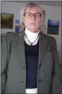  ?? COURTESY ROSEMARY BAYER ?? Sen. Rosemary Bayer (D-Beverly Hills) wears her bulletproo­f vest.