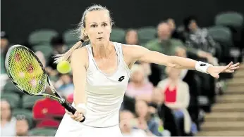  ?? Nenápadná Magdaléna Rybáriková na Wimbledonu vyřadila i Karolínu Plíškovou. FOTO ČTK/ AP ?? Postrach favoritů.