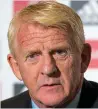  ??  ?? Firm view: Strachan