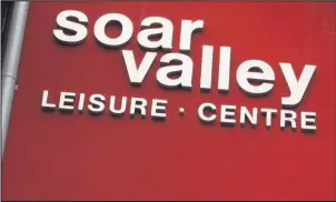  ??  ?? ■ Soar Valley Leisure Centre.