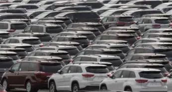  ?? WHITNEY CURTIS/THE NEW YORK TIMES FILE PHOTO ?? Statistics Canada says the country’s motor-vehicle exports increased by 7.7 per cent in January.