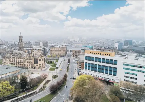  ??  ?? TRANSFORME­D: City Exchange in the centre of Bradford has been turned into apartments and commercial space by The Investment Room, which bought the building for £2m in 2017.