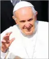  ?? PICTURE: REUTERS ?? Pope Francis greets the faithful after the Palm Sunday Mass in Saint Peter’s Square at the Vatican yesterday.