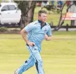  ?? Picture: Nev Madsen ?? Jack Carter bowls for Toowoomba.