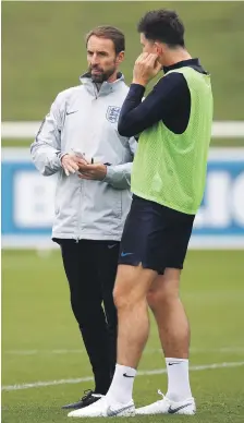  ?? Reuters ?? Gareth Southgate, left, takes charge of his England side in their first game since finishing fourth at the World Cup