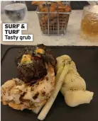  ?? ?? SURF & TURF Tasty grub