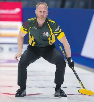  ??  ?? Brad Jacobs admits he got a little lucky to win his Brier spot.