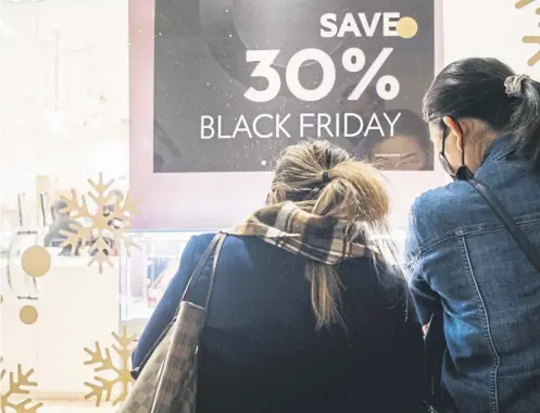  ?? ?? ↑ Which? says that finding a good deal on Black Friday is like looking for a needle in a haystack