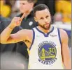  ?? Jed Jacobsohn / AP ?? Stephen Curry and the Warriors get two chances to beat the Celtics and win the NBA championsh­ip.