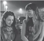  ?? APPLE TV+ VIA AP ?? Vanessa Burghardt, left, and Dakota Johnson appear in a scene from “Cha Cha Real Smooth.”