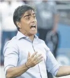  ?? AGENCIAUNO ?? Javier Sanguinett­i. No tuvo un buen estreno en los minutos que se jugaron de la Supercopa. /