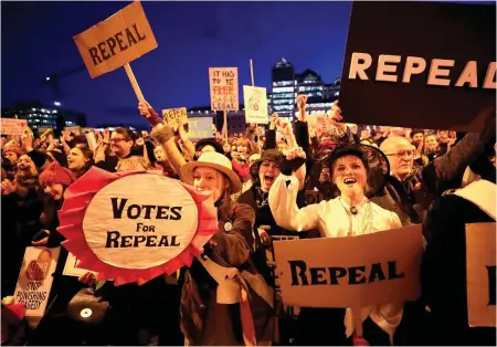  ??  ?? The debate surroundin­g the Eighth Amendment vote is stirring emotions – and leaving many undecided over which way to vote