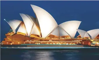  ?? ?? 雪梨歌劇院。(Getty Images)