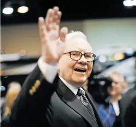  ?? [Reuters/Carlos Barria] ?? Warren Buffett auf einem Investoren­treffen im Jahr 2008.