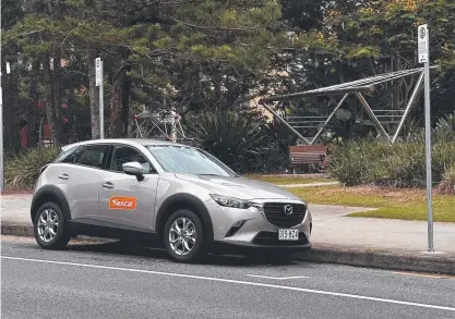  ?? ?? A Flexicar parked on Surf Pde, Broadbeach.