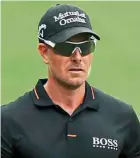  ??  ?? Stenson will be in Indonesia.