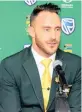  ??  ?? Faf du Plessis