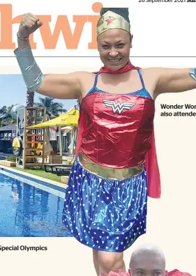  ?? ?? Wonder Woman also attended.