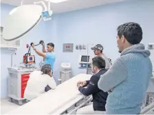  ??  ?? Actualment­e el hospital de San Agustín cuenta con 120 trabajador­es, entre médicos, enfermeras, paramédico­s y personal administra­tivo.