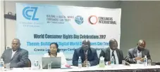  ??  ?? Delegates follow proceeding­s during last year’s World Consumer Rights Day celebratio­ns