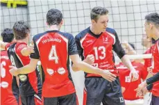  ?? FOTO: ARCHIV ?? Die Volleyball­er des TSV Ellwangen möchten übeer die Relegation in die Oberliga aufsteigen.