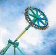  ?? Six Flags Magic Mountain ?? SIX FLAGS Magic Mountain in Valencia plans to open the world’s tallest pendulum ride, known as CraZanity.