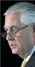  ??  ?? Tillerson