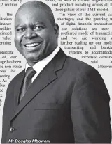  ??  ?? Mr Douglas Mboweni