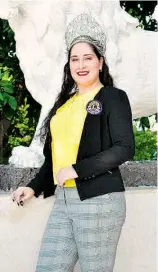  ?? /ALEX DEL ÁNGEL ?? Nalleli Morales, reina del Club Leones Madero Tampico