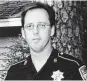  ?? Courtesy Hill family ?? Deputy Barrett Hill was shot while investigat­ing a theft in 2000.