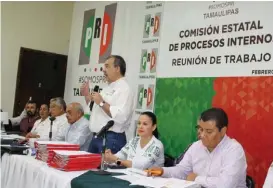  ?? ESPECIAL ?? El Partido Revolucion­ario Institucio­nal dio a conocer sus candidatos.