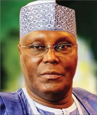  ??  ?? Atiku