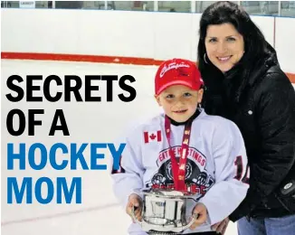  ??  ?? Popular Canadian Hockey Moms blogger and founder of Hockey Mom in Canada, Theresa Dostaler.