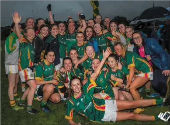  ??  ?? Clan Na Gael celebrate their success. Picture: Warren Matthews