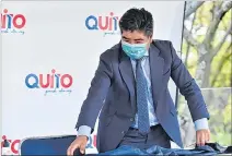  ?? KARINA DEFAS / EXPRESO ?? Calificaci­ón. Jorge Yunda tiene una aceptación del 23,68 %.