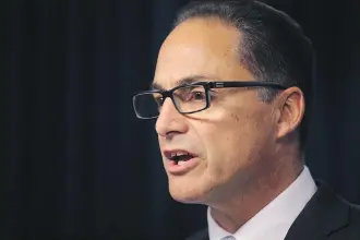  ?? PERRY MAH/ EDMONTON SUN/ POSTMEDIA NETWORK ?? Alberta Finance Minister Joe Ceci says his department is “boosting efforts to collect delinquent unpaid corporate taxes.”