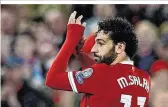  ??  ?? Im Fokus: Liverpools Torjäger Salah möchte seinen Ex-Klub Roma eliminiere­n