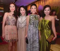  ??  ?? Tiffany Chua – Copok; Ruby ChuaBusine­sswoman; Sheree Chua; Shelly Lazaro – Businesswo­man