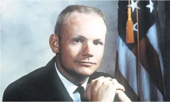  ??  ?? Flight commander Neil Armstrong made history and became a household name