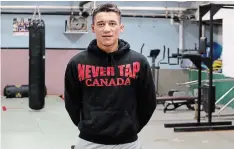  ?? VICTORIA NICOLAOU
SPECIAL TO TORSTAR ?? Training is ongoing for Anthony Romero but the 23-year-old mixed martial arts fighter from Welland doesn't know when his next fight will be due to COVID-19 restrictio­ns.