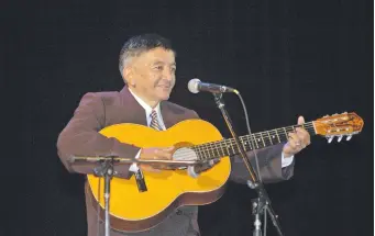  ?? ?? El cantante y compositor Casto Darío Martínez falleció en la tarde de ayer a los 87 años de edad.