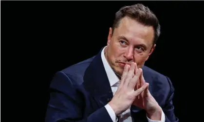  ?? Photograph: Gonzalo Fuentes/Reuters ?? Elon Musk said he did not want his company to be complicit in conflict escalation.