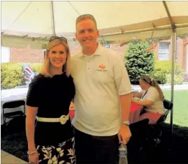  ??  ?? Sean Lee, president at Porter-Leath (right), and Judge Celeste Wilson kicked off the DeSoto County Youth Court Mentor Program recently. The program was implemente­d by Wilson to pair positive role models with DeSoto County youth in need of mentorship.