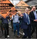  ?? ?? Ed Davey on the campaign trail