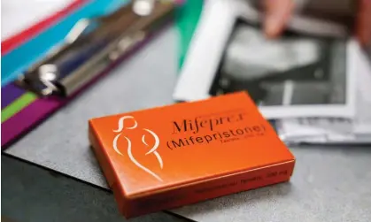  ?? drug. Photograph: Evelyn Hockstein/Reuters ?? Mifepristo­ne. GenBioPro, the only US manufactur­er of a generic version of the pill argued that the state cannot block access to an FDAapprove­d