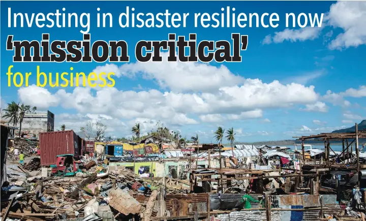  ?? — Reuters ?? Typhoon Haiyan, the most devastatin­g storm ever to make landfall in all of history, left buildings, homes, and businesses in Tacloban City, Leyte, Philippine­s wiped out in its aftermath.