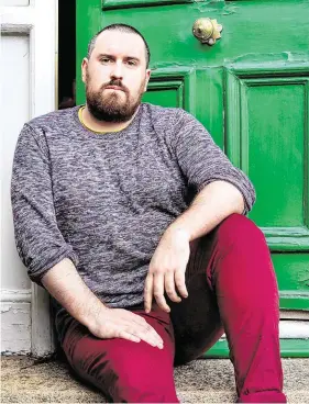  ?? PHOTO: STEVE HUMPHREYS ?? Lockdown blues: Kevin Beirne on the doorstep of his home in Sandycove, Dublin.